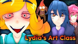 ROBLOX  Lydia’s Art Class  ALL ENDINGS  Full Walkthrough [upl. by Ecyrb433]