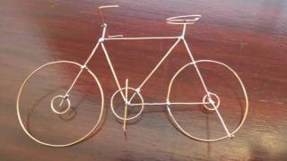 Copper wire bicycle  by Asm [upl. by Harlene]