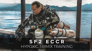 SF2 ECCR Hypoxic Trimix Rebreather Training SF2rebreather Trimix TechnicalDiving [upl. by Derrik548]