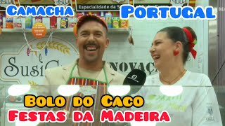 Bolo do Caco Madeira  Entrevista Vítor Brites Susi Caco Festas da Madeira Island Portugal [upl. by Roselani]