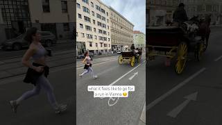 time traveling 🐴 vienna austria fiaker city adidasrunners [upl. by Gordy]