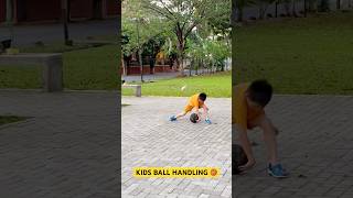 BALL HANDLING SKILL 🏀 DRIBBLING DRILL 🌟 9 YEAR OLD ballislife ballhandling dribbling [upl. by Rehpotsirhk]