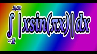 integration of mod of xsinpix dx [upl. by Reinhart]