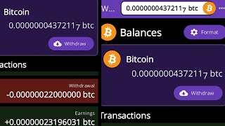 Withdrawal proof of Bitcoin mining app [upl. by Hseham]