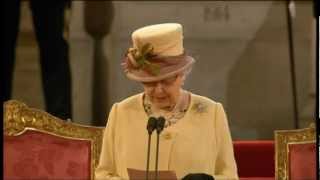 HM The Queen Addresses Houses of Parliament  Diamond Jubilee  March 2012 [upl. by Widera]