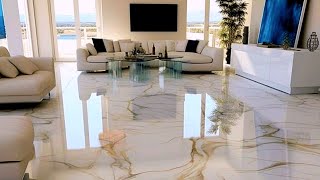 Top 8 Porcelain Tile Flooring Ideas Modern Living Room Flooring Ideas Transform Your Living Room [upl. by Najtsirk]