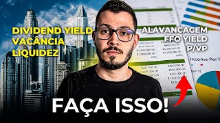 COMO INVESTIR NOS MELHORES FUNDOS IMOBILIÁRIOS DA BOLSA DE VALORES [upl. by Jacobo]