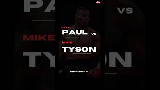 Paul vs Tyson fight 2024 november15th jakepaul miketyson fight boxing [upl. by Armalda]