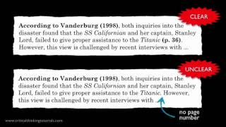 How should I cite references in my assignments [upl. by Litman]