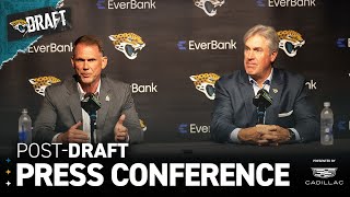 Trent Baalke and Doug Pederson Recap Day 1 of the NFL Draft  Jacksonville Jaguars [upl. by Niad]