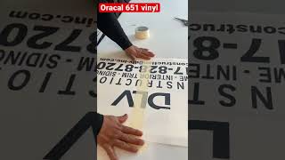 Car decals made with Oracal 651 vinyl RTape clear choice AT75 graphtec cutter [upl. by Cirilo482]