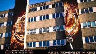 DIE TRIBUTE VON PANEM  CATCHING FIRE  Graffiti Berlin  Ab 2111 im Kino [upl. by Ydnim]