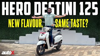 2024 Hero Destini 125 Launched In India  Detailed Walkaround amp Everything You Need To Know  autoX [upl. by Nsaj]