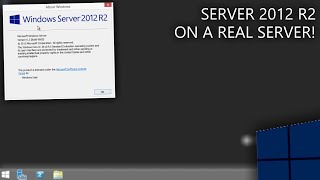 Installing Windows Server on a Real Server [upl. by Latsyrcal]