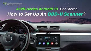 How to Set Up An OBDII Scanner  Eonon A12S Series Android 13 Car Stereo [upl. by Diver]