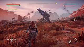 Horizon Zero Dawn  Thunderjaw vs Behemoth 3 Tramplers 2 Ravagers 2 Scrappers and Longleg [upl. by Oralee]