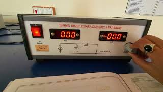 Tunnel Diode Characteristics Experiment [upl. by Asik]