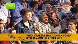 İkindi ve Akşam Namazından Sonra Yatılır Mı [upl. by Akamaozu]