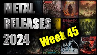 New Metal Albums 2024 Week 45 November 4th  10th newmetal newmetalalbums [upl. by Rosel]