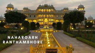 NAHARGARH PALACE HOTEL RANTHAMBHORE  LUXURY HOTEL TOUR  RANTHAMBHORE NATIONAL PARK  NAHARGARH [upl. by Edras]