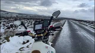 Sandraiders 2024 Testing on the Yamaha TT600 Belgada 3 weeks ago in the Derbyshire Peak District [upl. by Lorinda]