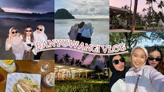 ELSVLOG hello banyuwangi😋💓  djawatan dialoog pantai pulau merah main pantai lagii [upl. by Artep]