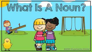 What is a Noun Nouns for KindergartenFirst Grade [upl. by Allerus]