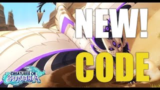 ROBLOX 📜 CREATURES OF SONARIA 💜 CODES SURVIVE KAIJU ANIMALS CODES  HOW TO REDEEM [upl. by Atteras]