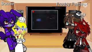 Fnaf React To salvaged Rage  My Au  First Fnaf Video Reactions  Part 1 [upl. by Rosabel160]