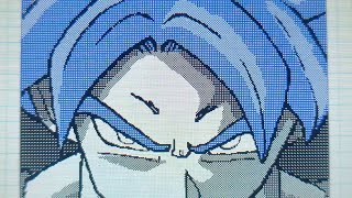 ドラゴンボールRB2のオープニングをうごメモで少し変えて描いてみた I drew the opening of Raging Blast 2 with some changes on Flipnote [upl. by Ecirtaemed]