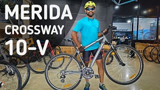 Merida Crossway 10  V Full Review  Entry Level Hybrid Cycle [upl. by Ahsasal]