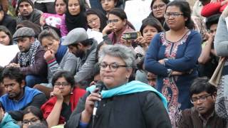 Ayesha Kidwai Speaks on Behalf of JNUTA [upl. by Nivaj]