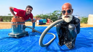 I Vaccum Packed My Dada ji In Dustbin Bag 😂 Super Funny [upl. by Alyahc]