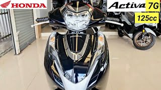 Honda Activa 7G New 2024 Model Launched in india  Price  Features  Activa new 2024 Model [upl. by Laraine]