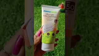 Mamaearth sunscreen unboxing best sunscreen for oily skintrending unboxing beauty [upl. by Rosella]