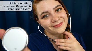 🩺 All Inspection Auscultation Palpation amp Percussion Examination 🌟  ASMR Soft Spoken Medical RP [upl. by Leler]