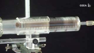 Oxygen in air gas syringes and copper method [upl. by Nevil]