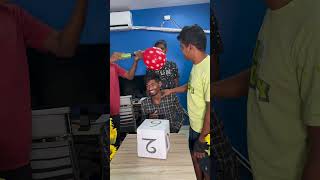 Cube and Balloon Challenge 🤣😂 Telugu Experiments Fun comedy shorts [upl. by Daniell362]