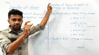 LAWS OF MOTION  IMPULSE OF FORCE EQUAL TO CHANGE IN MOMENTUM  PUC SCIENCE CLASS IN KANNADA [upl. by Joela826]