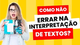 COMO SE SAIR BEM EM INTERPRETAÇÃO DE TEXTO Exercícios Resolvidos  Professora Pamba [upl. by Surovy]