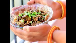 How to cook mutton liver and lungs Mutton liver semigravy recipe  Spicy and traditional [upl. by Puett]