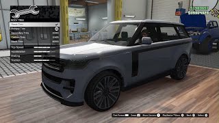 GTA ONLINE GALLIVANTER BALLER STD RANGE ROVER L460 CUSTOMIZATION AND TEST DRIVE [upl. by Bernardine482]