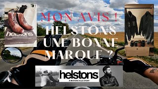 HELSTONS marque française une BONNE RÉFÉRENCE déquipements moto   MON AVIS [upl. by Aimik]