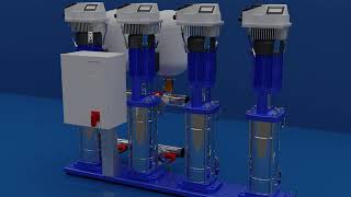 Xylem Lowara GHVR Booster Set [upl. by Ahsii]