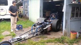 DeSoto Hemi Dragster Startup [upl. by Timoteo]