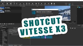 Comment accélérer diminuer la vitesse de lecture dune vidéo SHOTCUT logiciel montage vidéo Gratuit [upl. by Latsyc644]