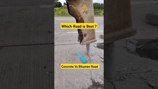 Concrete Vs Bitumen Road  Which Road is best  🤔 [upl. by Bodi645]