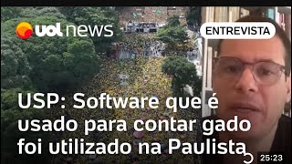 USP usou tecnologia também utilizada na contagem de gado para contar bolsonaristas na Paulista [upl. by Winnick816]