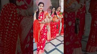 silki sari bhali Sajani kumauni song kalashyatra rangili pichodi dance shortsfeed shots [upl. by Hirsh]