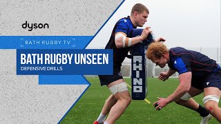 BATH RUGBY UNSEEN  Defensive drills [upl. by Burg288]